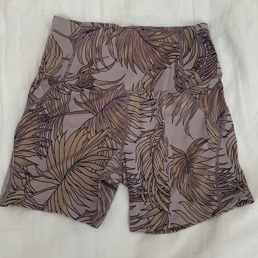 Maaji purple frond swim/active shorts